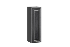шкаф кухонный 300 высокий италия (чёрный/дуб темный) фото