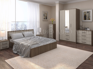 фиеста набор мебели для спальни №2, ясень светлый/ясень темный фото