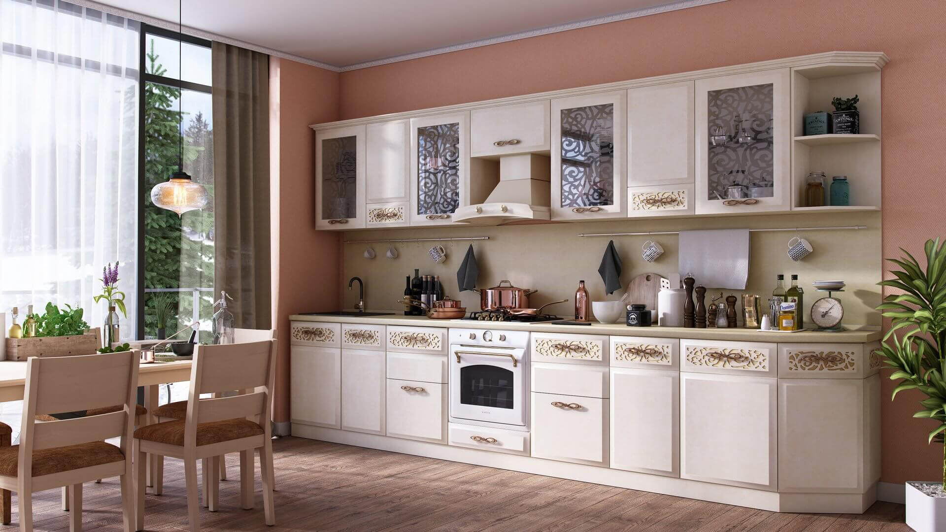 Любимый дом Александрия мебель кухня