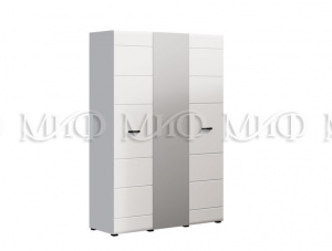 нэнси new шкаф 3-дверный, белый глянец холодный фото