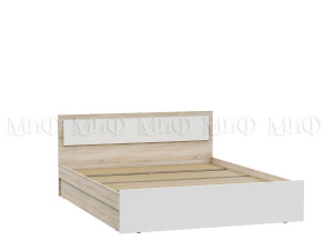мартина кровать 1,4м, белый, сонома фото