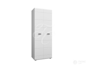 нэнси new шкаф 2-дверный, белый глянец холодный, белый фото