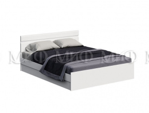 нэнси new кровать с подъемным механизмом 1,6м, белый глянец холодный фото