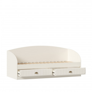 Фото диван-кровать с выдвижными ящиками вилладжио (алебастр) Любимый Дом