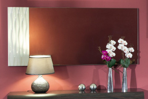 Фото зеркало настенное соната (серый/шоколад/венге цаво) Любимый Дом