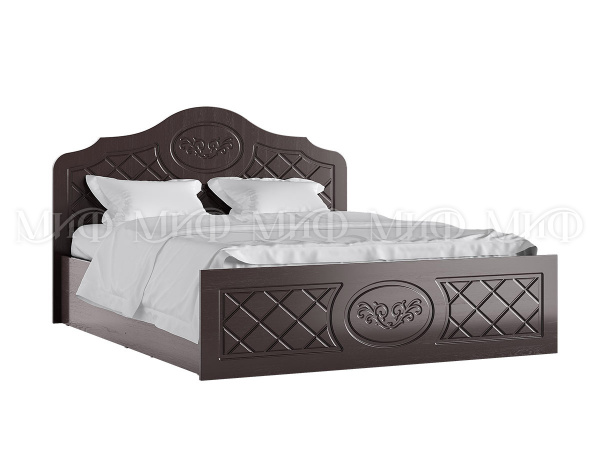 Фото престиж кровать 1,4м, шоколад, венге МИФ