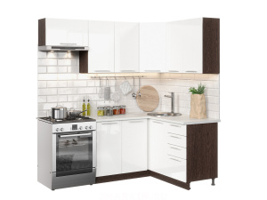Фото софия олива модульная кухня, металлик белый, к. венге Интерьер-центр