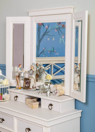 Фото зеркало распашное амели (дуб прованс) Любимый Дом