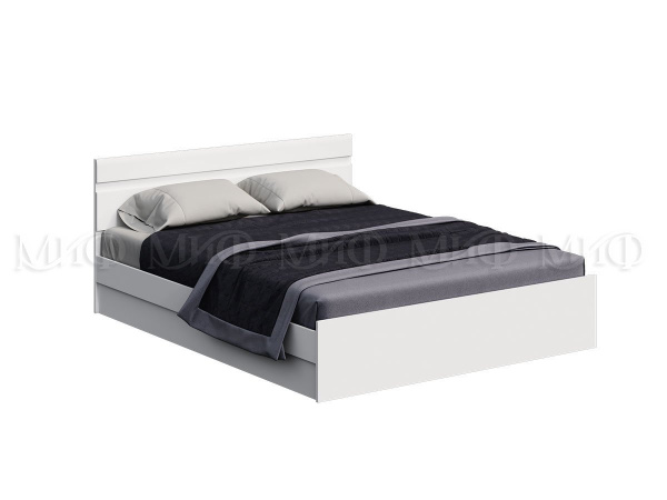 Фото нэнси new кровать 1,4м, белый глянец холодный МИФ