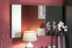 Фото зеркало настенное соната (серый/шоколад/венге цаво) Любимый Дом