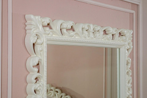 Фото зеркало настенное классика тип 2 (алебастр) Любимый Дом