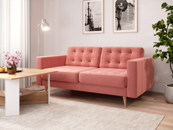 Фото диван торн (светло-розовый, ткань uni idea 1031) Любимый Дом