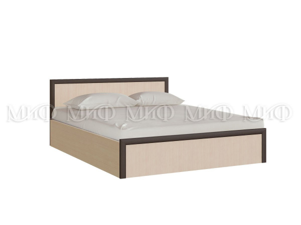 Фото грация кровать 1,4м, дуб беленый, венге МИФ