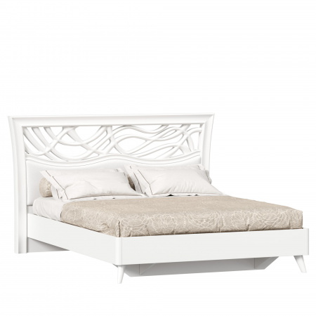 Фото кровать двуспальная 1600 джулия (белый) Любимый Дом