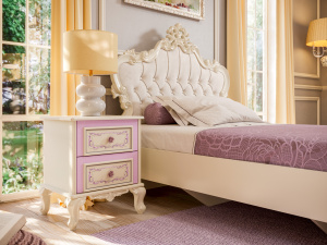 Фото детская спальня №4 маркиза (алебастр/шампань) Любимый Дом